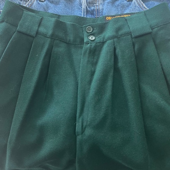 Vintage 80's Collectible Gold by Giorgio Sant’ Angelo Wool Trousers - Picture 8 of 9